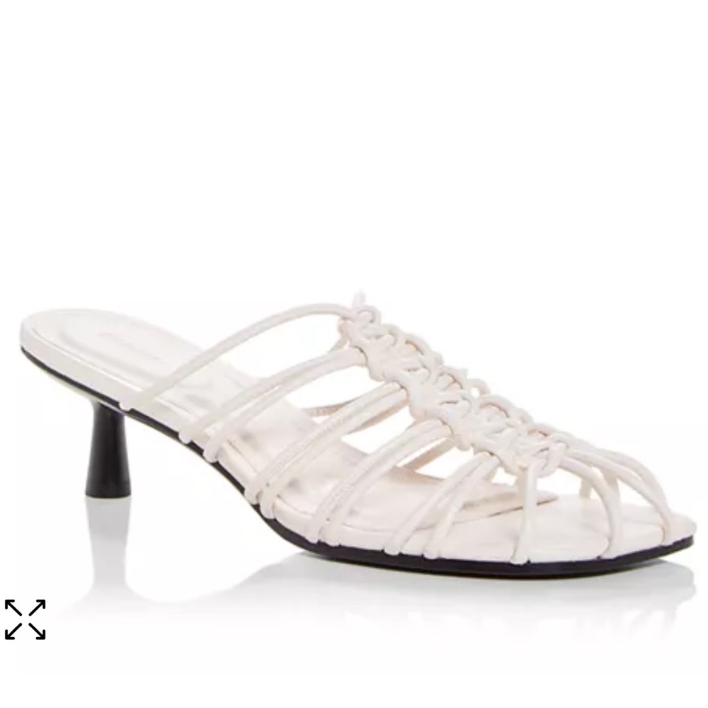 New Jonathan Simkhai Cream Strappy Heels